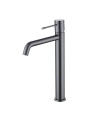 Rubinetto per lavabo a canna alta GENOVA Black gun metal