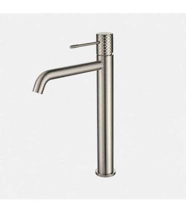 Rubinetto per lavabo a canna alta GENOVA Nichel