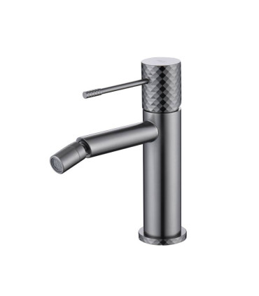 Rubinetto Monocomando per Bidet GENOVA Black gun metal