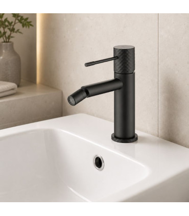 Rubinetto Monocomando per Bidet GENOVA Nero