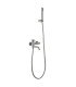 Set Monocomando per Vasca e Doccia GENOVA Nichel