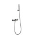 Set Doccia Monocomando con supporto GENOVA Black gun metal