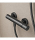 Set Doccia Monocomando con supporto GENOVA Black gun metal
