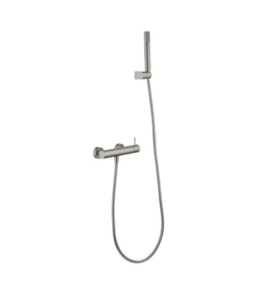 Set Doccia Monocomando con supporto GENOVA Nichel