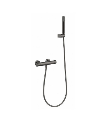 Set Doccia Termostatico con supporto GENOVA Black gun metal