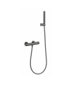 Set Doccia Termostatico con supporto GENOVA Black gun metal