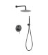 Set Doccia Incassati Monocomando GENOVA Black gun metal