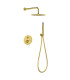 Set Doccia Incassati Monocomando GENOVA Oro