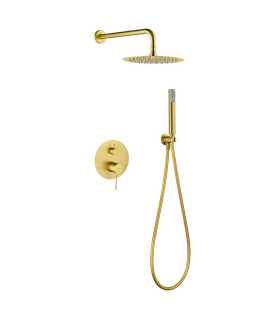 Set Doccia Incassati Monocomando GENOVA Oro