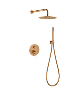 Set Doccia Incassati Monocomando GENOVA Oro rosa