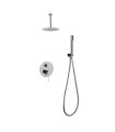 Set Doccia Incassati Monocomando PIAMONTE Cromo