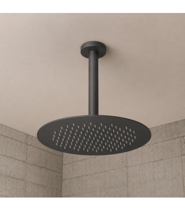Set Doccia Incassati Monocomando PIAMONTE Black gun metal