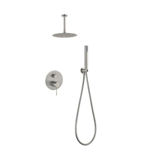 Set Doccia Incassati Monocomando PIAMONTE Nichel