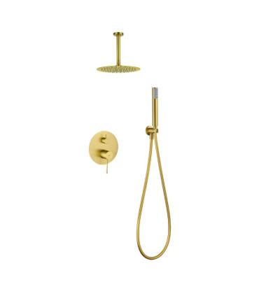 Set Doccia Incassati Monocomando PIAMONTE Oro