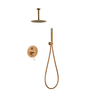 Set Doccia Incassati Monocomando PIAMONTE Oro rosa