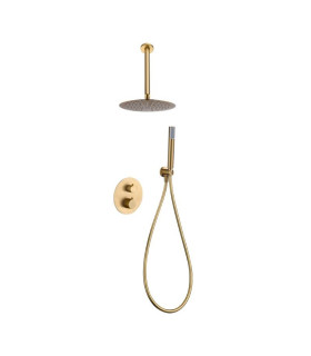 Set Doccia Incassati Termostático PIAMONTE Oro