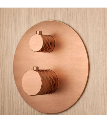 Set Doccia Incassati Termostático PIAMONTE Oro rosa