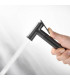 Doccia Igienica per Bidet con rubinetto incassato GENOVA Black gun metal