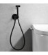 Doccia Igienica per Bidet con rubinetto incassato GENOVA Nero