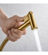 Doccia Igienica per Bidet con rubinetto incassato GENOVA Oro