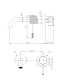 Rubinetto per Lavabo Incassati GENOVA Black gun metal