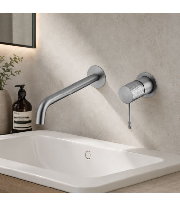 Rubinetto per Lavabo Incassati GENOVA Nichel