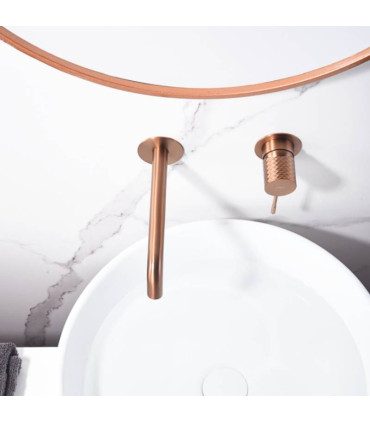 Rubinetto per Lavabo Incassati GENOVA Oro rosa