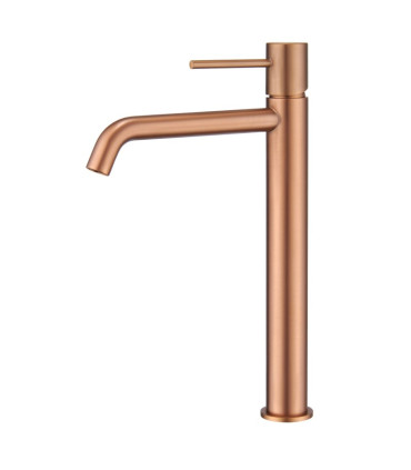 Miscelatore per lavabo a canna alta MONZA Oro rosa