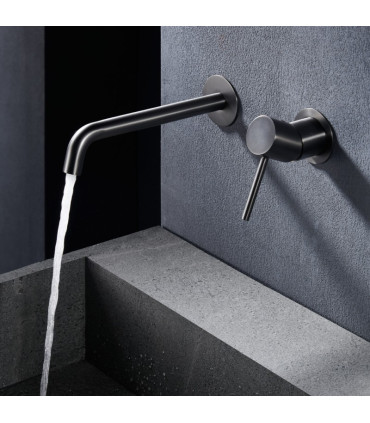 Rubinetto per Lavabo Incassati MONZA Black gun metal