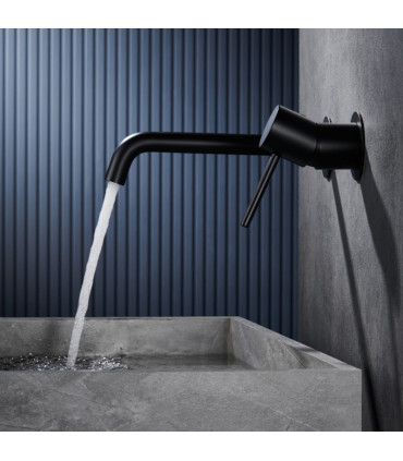 Rubinetto per Lavabo Incassati MONZA Nero