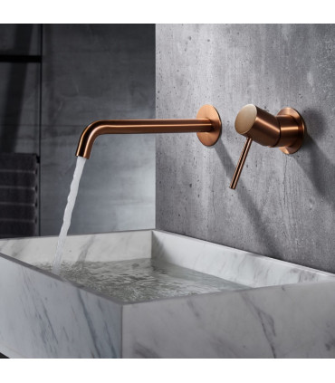 Rubinetto per Lavabo Incassati MONZA Oro rosa