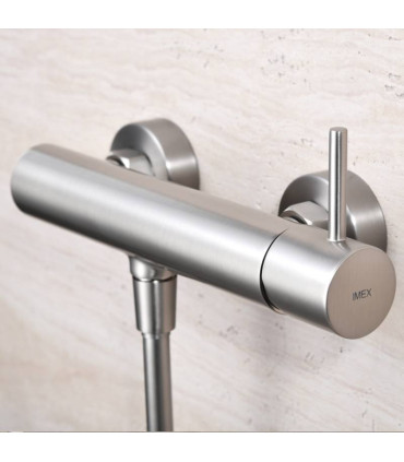 Set Doccia Monocomando con supporto MONZA Nichel
