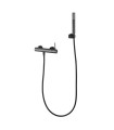 Set Doccia Monocomando con supporto MONZA Black gun metal