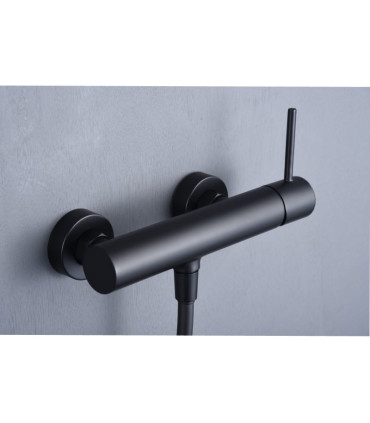 Set Doccia Monocomando con supporto MONZA Nero