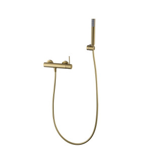 Set Doccia Monocomando con supporto GENOVA Oro