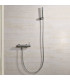 Set Doccia Monocomando con supporto MONZA Nichel