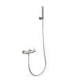 Set Doccia Monocomando con supporto MONZA Nichel