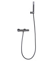 Set Doccia Termostatico con supporto MONZA Black gun metal