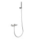 Set Doccia Termostatico con supporto MONZA Nichel