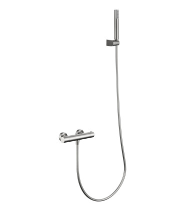 Set Doccia Termostatico con supporto MONZA Nichel
