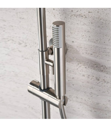 Set Doccia Monocomando MONZA Nichel