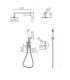 Set Doccia Incassati Monocomando MONZA Black gun metal