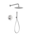 Set Doccia Incassati Monocomando MONZA Nichel