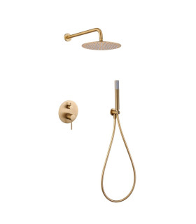Set Doccia Incassati Monocomando MONZA Oro