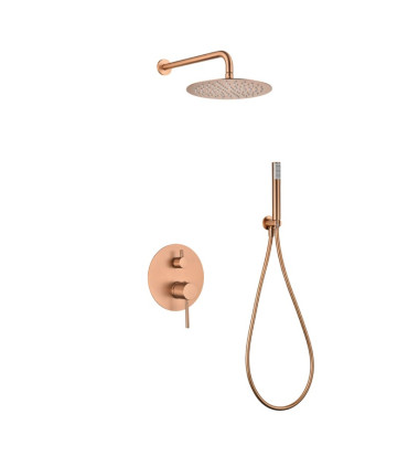 Set Doccia Incassati Monocomando MONZA Oro rosa