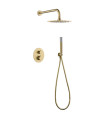 Set Doccia Incassati Termostático MONZA Oro