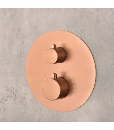 Set Doccia Incassati Termostático MONZA Oro rosa